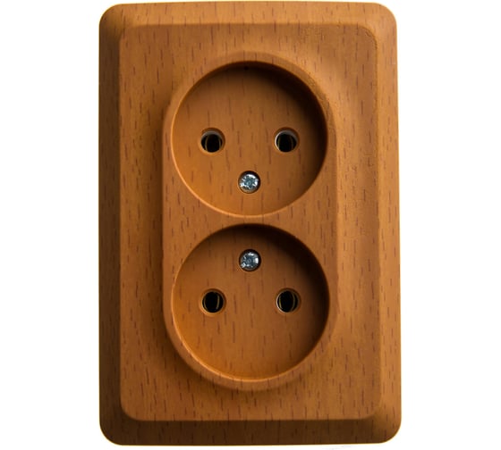 Розетка Systeme Electric (Schneider Electric) Этюд наруж Бук 2-ая угловая б/з без шторок 16А 250B SE PA16-105T 9 шт 13606485439270 1