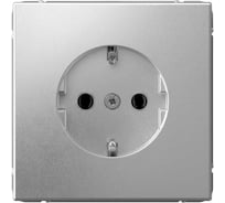 Розетка Systeme Electric ArtGallery Алюминий с заземлением, 16А, механизм GAL000343 10 шт 4690201030348