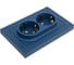 Розетка Systeme Electric Atlasdesign аквамарин с/з 2-ая,16а, (в сборе с рамкой) ATN001124 6 шт 13606485820184 4