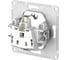 Розетка Systeme Electric ATLASDESIGN AQUA с зазем. со шт. с прозрач. крыш, 16А,IP44, мех., быстрозажим. клем.,КАРБОН ATN441046S 5 шт 13606482109374 4