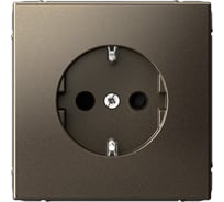 Розетка Systeme Electric ArtGallery Мокко с заземлением со шторками, 16А, механизм GAL000645 10 шт 4690201030607