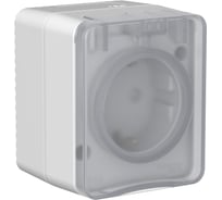 Розетка Systeme Electric Atlasdesign profi ip54 о/у с заземлением со шторками 16а 250в, серый ATN543045 12 шт 4690201026709