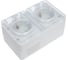 Розетка Systeme Electric Atlasdesign profi ip54 о/у двойная с з/к со шторками 16а, серый ATN543026 6 шт 4690201026662 4