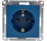 Розетка Systeme Electric Atlasdesign аквамарин с/з, 16а ATN001143 5 шт 13606485820320 1
