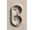 Розетка Systeme Electric Atlasdesign песочный с/з 2-ая,16а, (в сборе с рамкой) ATN001224 6 шт 13606485820191 4