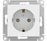Розетка Systeme Electric Atlasdesign лотос с заземлением, 16а, механизм ATN001343 5 шт 4690201025245 1