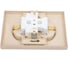 Розетка Systeme Electric Atlasdesign песочный с/з 2-ая, со шт., 16а, (в сборе с рамкой) ATN001226 6 шт 13606485820214 4