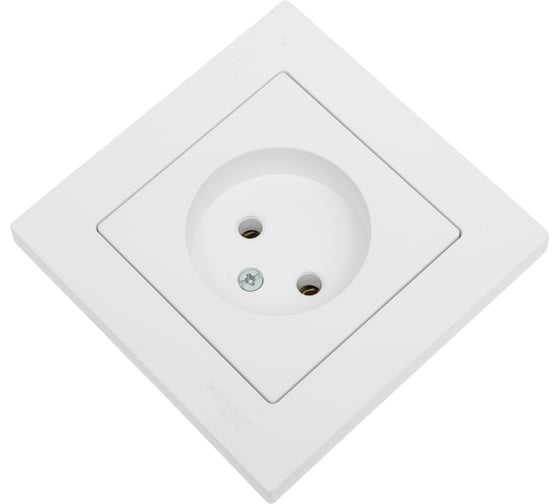 Розетка Systeme Electric Atlasdesign лотос без заземления, 16а, в сборе ATN001340 5 шт 4690201025160 1