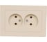 Розетка Systeme Electric Atlasdesign песочный б/з 2-ая,16а, (в сборе с рамкой) ATN001220 6 шт 13606485820252 2