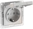 Розетка Systeme Electric ATLASDESIGN с заземл. со шторк. с крышкой, 16А, IP20,мех., быстрозажим. клем., ЖЕМЧУГ ATN000446S 10 шт 13606482108353 1