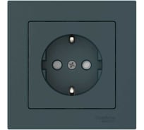 Розетка Systeme Electric ATLASDESIGN с заземлением со шторками, 16А, в сборе, быстрозажим. клем., ИЗУМРУД ATN000844S 5 шт 13606482108186