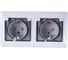 Розетка Systeme Electric (Schneider Electric) 2-м СП 2мод. Glossa 16А IP44 с заземл. защ. шторки в сборе бел. GSL000147 9 шт 13606480983327 1