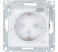Розетка Systeme Electric AtlasDesign Aqua 16А IP44 с заземл. защ. шторки с прозр. крышкой механизм алюм. SE ATN440346 10 шт 4690201021124