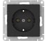 Розетка Systeme Electric ATLASDESIGN с заземлением, 16А, мех., быстрозажим. клем., КАРБОН ATN001043S 5 шт 13606482108100 2