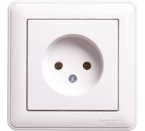 Розетка Systeme Electric (Schneider Electric) 1-м СП W59 16А IP20 без заземл. без защ. шторок в сборе бел. RS16-153-18 10 шт 13606480983648