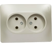 Розетка Systeme Electric (Schneider Electric) 2-м СП Glossa 16А IP20 250В без заземл. в сборе платина GSL001220 6 шт 53606481208762