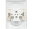 Розетка Systeme Electric (Schneider Electric) 2-м СП Glossa 16А IP20 250В без заземл. в сборе платина GSL001220 6 шт 53606481208762 3