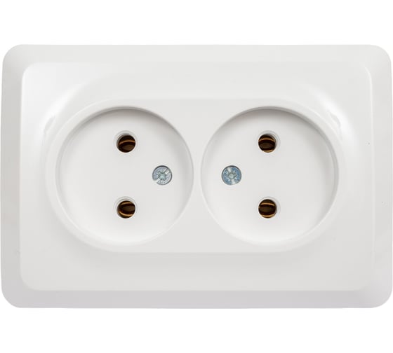 Розетка Systeme Electric (Schneider Electric) угловая 2-м ОП Этюд 16А IP20 без заземл. без защ. шторок бел. PA16-105B 9 шт 13606485439218 1