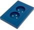 Розетка Systeme Electric Atlasdesign аквамарин б/з 2-ая, 16а, (в сборе с рамкой) ATN001120 6 шт 13606485820245 1