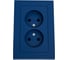 Розетка Systeme Electric Atlasdesign аквамарин б/з 2-ая, со шт., 16а, (в сборе с рамкой) ATN001122 6 шт 13606485820269 1