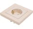 Розетка Systeme Electric Atlasdesign песочный с/з со шт., 16а, (в сборе с рамкой) ATN001244 5 шт 13606485820351 2