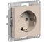 Розетка Systeme Electric Atlasdesign песочный с/з со шт., 16а ATN001245 5 шт 13606485820375 1