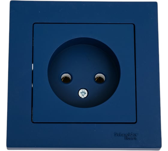 Розетка Systeme Electric Atlasdesign аквамарин б/з, 16а, (в сборе с рамкой) ATN001140 5 шт 13606485820382 1