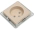 Розетка Systeme Electric Atlasdesign песочный б/з, 16а ATN001241 5 шт 13606485820597 2