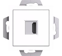 Розетка hdmi Systeme Electric Atlasdesign белый, механизм ATN000180 10 шт 4690201021940