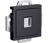 Розетка hdmi Systeme Electric Atlasdesign карбон, механизм ATN001080 5 шт 4690201021988