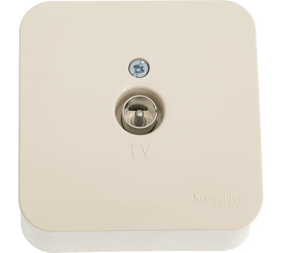 Коннектор TV Systeme Electric (Schneider Electric) Blanca наруж Беж изолир. пластина SE BLNTA000017 18 шт 13606489775848 1