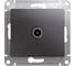 Розетка TV Systeme Electric (Schneider Electric) Glossa Графит оконечная 1DB GSL001391 5 шт 53606481274972 1