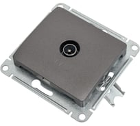 Розетка TV Systeme Electric (Schneider Electric) Glossa Графит проходная 4DB SE GSL001392 5 шт 53606481274989