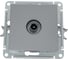 Розетка TV Systeme Electric (Schneider Electric) AtlasDesign Сталь оконечная 1DB, механизм SE ATN000991 5 шт 13606489708761 1