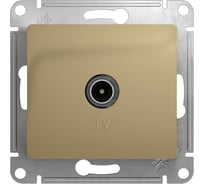 Розетка TV Systeme Electric (Schneider Electric) Glossa Титан проходная 4DB SE GSL000492 10 шт 13606480658997