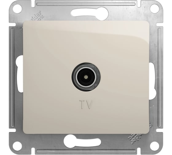 Розетка TV Systeme Electric (Schneider Electric) Glossa Молочная оконечная 1DB GSL000991 10 шт 13606480982504 1