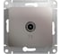 Розетка TV Systeme Electric (Schneider Electric) Glossa Платина проходная 4DB SE GSL001292 5 шт 53606481274897 1