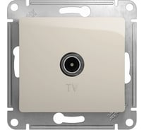 Розетка TV Systeme Electric (Schneider Electric) Glossa Молочная проходная 4DB SE GSL000992 10 шт 13606480982511