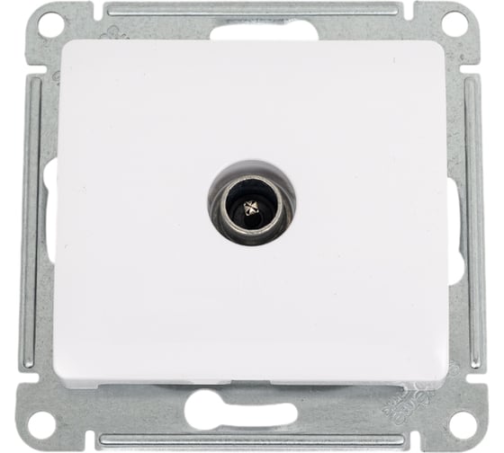 Механизм розетки TV Systeme Electric (Schneider Electric) 1-м СП Glossa проходной 4DB бел. GSL000192 10 шт 13606480657532 1