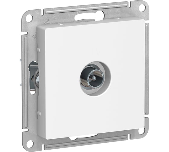 Механизм розетки TV Systeme Electric (Schneider Electric) ATLAS DESIGN проходной 4DB бел. ATN000192 10 шт 13606489585959 1
