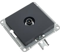 Розетка TV Systeme Electric Atlasdesign базальт проходная 4db, механизм ATN001492 5 шт 4690201026068
