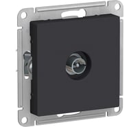 Розетка антенная одиночная Systeme Electric (Schneider Electric)AtlasDesign Карбон TV коннектор ATN001093 5 шт 13606489708877