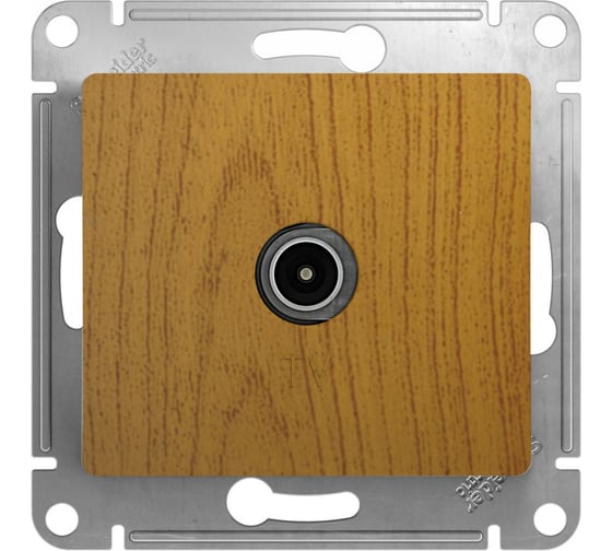 Розетка TV Systeme Electric Glossa дерево дуб GSL000593 10 шт 13606480982368 1