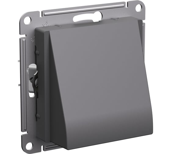 Вывод кабеля Systeme Electric Atlasdesign базальт механизм ATN001499 5 шт 4690201026143 1