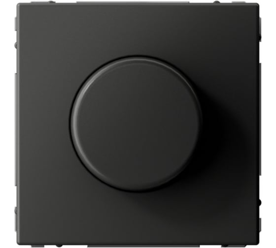 Светорегулятор диммер Systeme Electric ArtGallery Базальт поворотно-нажимной, LED, RC, 400Вт, механизм GAL001423 8 шт 4690201030089 1