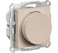 Светорегулятор диммер Systeme Electric Atlasdesign поворотно-нажимной, led, rc, песочный ATN001223 8 шт 13606486364960