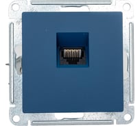 Розетка телефонная Systeme Electric Atlasdesign аквамарин rj11 ATN001181 5 шт 13606485820467