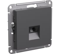Розетка телефонная Systeme Electric Atlasdesign базальт rj11, механизм ATN001481 5 шт 4690201025788