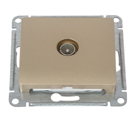 Механизм коннектора TV антенны Systeme Electric (Schneider Electric) Glossa титан GSL000493 10 шт 13606480982344 1