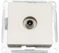 Механизм розетки TV Systeme Electric (Schneider Electric) AtlasDesign оконечный 1DB шампань ATN000591 10 шт 13606489586307